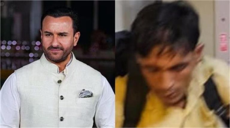 बॉलीवुड अभिनेता सैफ अली खान पर हमला करने वाले हमलावर की नई तस्वीर आई सामने