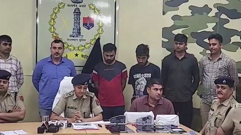 NATIONAL : भिवाड़ी पुलिस का बड़ा एक्शन… 26 करोड़ की ठगी करने वाले दो शातिर गिरफ्तार, 20 मोबाइल, 54 सिम और कैश बरामद