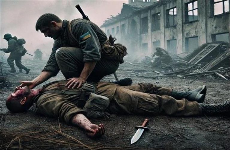 यूक्रेनी सैनिक का मरने से पहले दुश्मन को सलाम ! रूसी सैनिक से कहे दिल छू लेने वाले शब्द