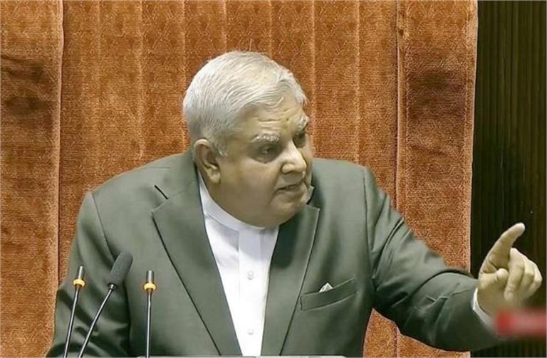 संसद में बढ़ रहे हंगामों पर Vice President Dhankhar की चेतावनी- अगर यह जारी रहा तो लोकतंत्र को होगा खतरा