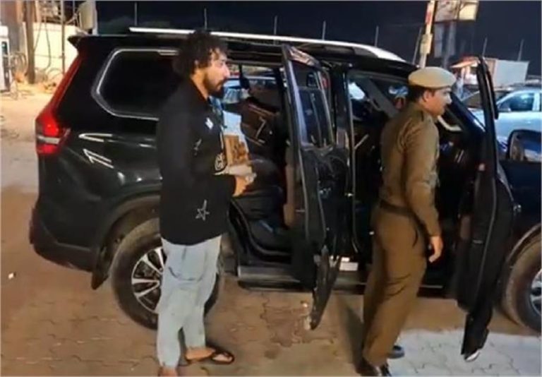 सोनीपत से गुजरने वाले नेशनल हाईवे 44 पर पुलिस का एक्शन