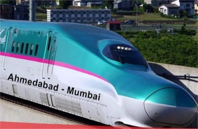 Mumbai से अहमदाबाद के बीच Bullet Train का काम जोरों-शोरों से जारी