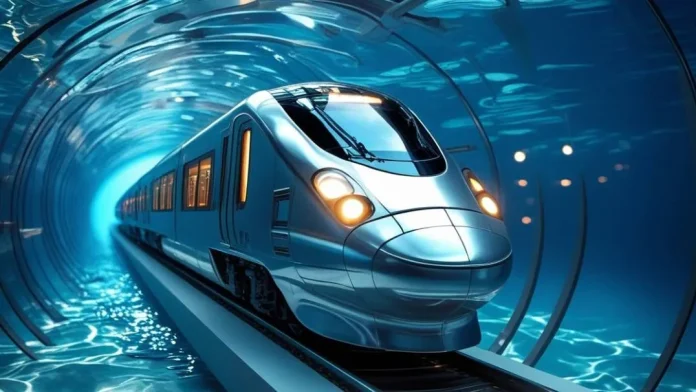 under water train