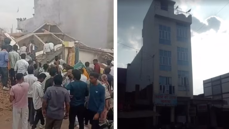 Madhya Pradesh News : मध्य प्रदेश के अनूपपुर में चार मंजिला बिल्डिंग ढहने से दो लोगों की मौत, रेस्क्यू ऑपरेशन जारी