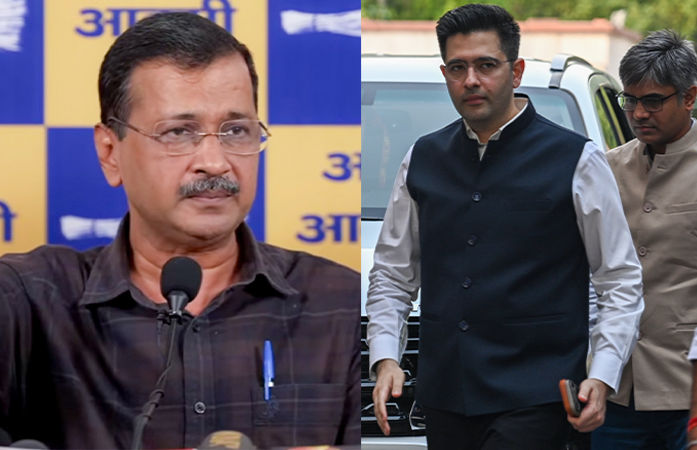 NATIONAL : राघव चड्ढा के ऐलान पर अरविंद केजरीवाल की पहली प्रतिक्रिया, ‘बीजेपी ने फिर से पंजाबियों के साथ किया धक्का