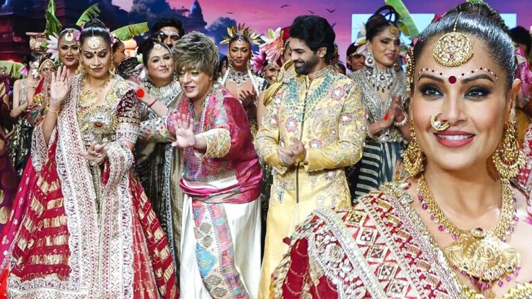 Bollywood : 50 किलो का लंहगा पहन दुल्हन बनकर रैंप पर छाई बिपाशा बसु, कमबैक को लेकर कहा ये