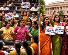 NATIONAL : विपक्ष के बिना क्या पास हो पाएगा महिला आरक्षण बिल, NDA के पास कितनी ताकत? जानें पूरा नंबर गेम