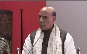NATIONAL : राजनाथ की दुश्मनों को दो टूक: रक्षा मंत्री बोले- शांति हमारी ताकत है कमजोरी नहीं; सेना को खुली छूट और संसाधन