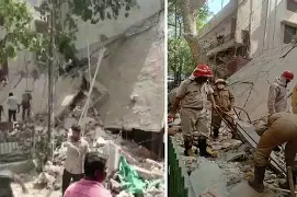 NATIONAL : दिल्ली के सत्य निकेतन में पीजी इमारत गिरने से 6 की मौत, रेस्क्यू ऑपरेशन जारी