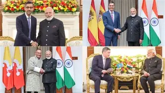 NATIONAL : पीएम मोदी वर्ल्ड लीडर्स के साथ करेंगे डिनर:मेन्यू में यूपी के गलौटी कबाब, महाराष्ट्र की भाकरवड़ी और राजस्थान की कचौड़ी शामिल