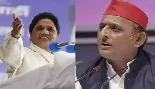 NATIONAL : मायावती ने अखिलेश पर कसा तंज: कहा- वोटों की खातिर गिरगिट की तरह रंग बदल रहे सपा सुप्रीमो