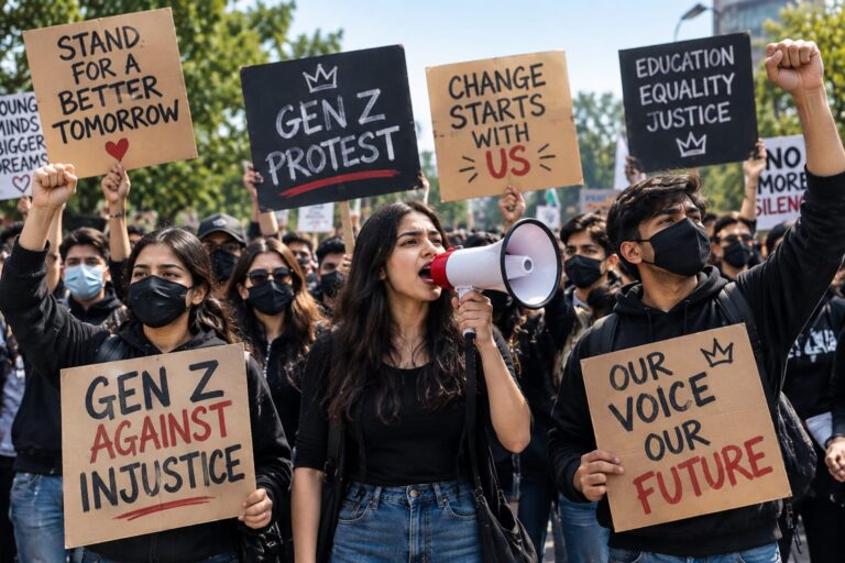NATIONAL : Gen Z Protest Latest News: युवा सड़कों पर क्यों उतर रहे हैं? जानें पूरी कहानी