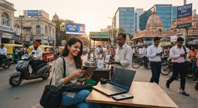 BUSINESS :  डिजिटल दौर में बदलती भारत की जिंदगी: टेक्नोलॉजी, रोजगार और नई पीढ़ी के सपनों की नई कहानी