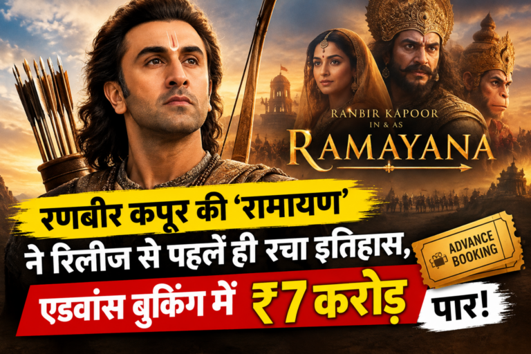 Bollywood News : रणबीर कपूर की ‘रामायण’ ने रिलीज से पहले ही रचा इतिहास, एडवांस बुकिंग में ₹7 करोड़ पार!