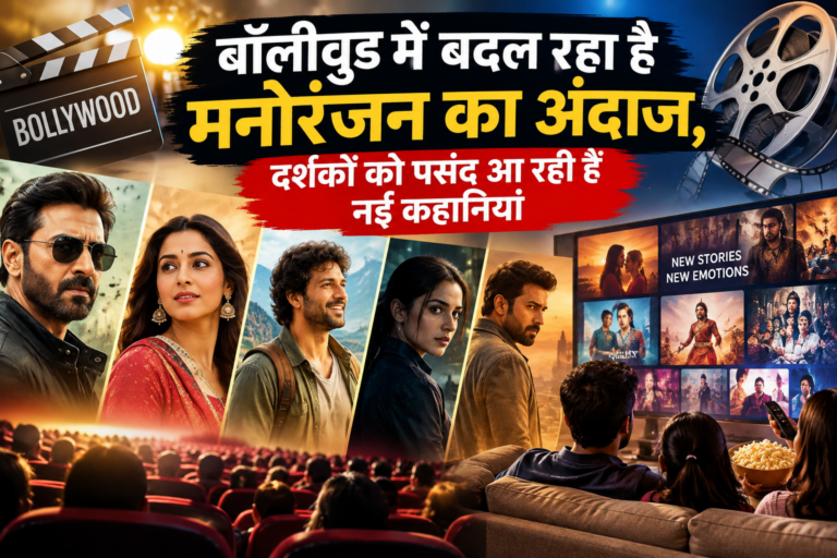 ENTERTAINMENT : बॉलीवुड में बदल रहा है मनोरंजन का अंदाज, दर्शकों को पसंद आ रही हैं नई कहानियां