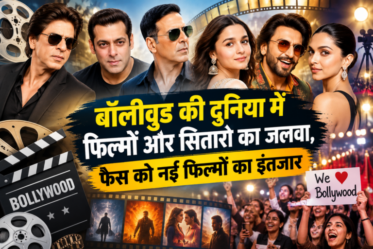 ENTERTAINMENT : बॉलीवुड की दुनिया में फिल्मों और सितारों का जलवा, फैंस को नई फिल्मों का इंतजार