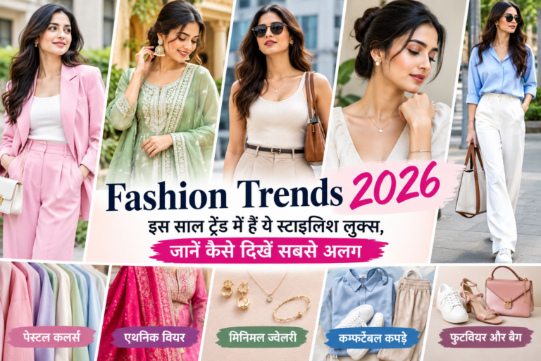 LIFESTYLE : Fashion Trends 2026: इस साल ट्रेंड में हैं ये स्टाइलिश लुक्स, जानें कैसे दिखें सबसे अलग