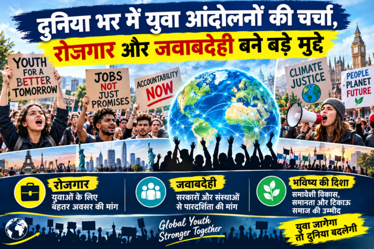 Gen Z Protest: दुनिया भर में युवा आंदोलनों की चर्चा, रोजगार और जवाबदेही बने बड़े मुद्दे