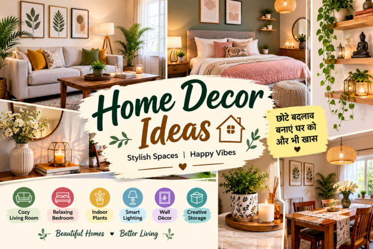 Home Decor Ideas: बिना ज्यादा खर्च किए अपने घर को दें नया और खूबसूरत लुक